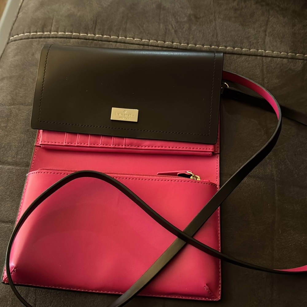 Cross body multiple card slots zipper compartment and long strap